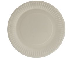 Bord karton Wit Ø18cm - 1.000 st/ds.