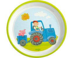Bord met tractor ontwerp - veelkleurig melamine