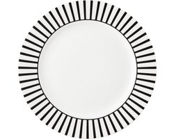 Bord plat 21 zwart Dutch Rose