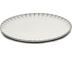 Bord plat wit L - ø24cm Inku Sergio Herman Serax 4 st.