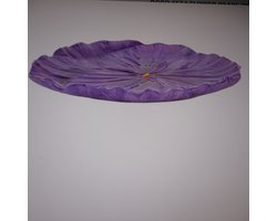 BORD SET4 FLOWER PAARS 20X21XH3CM DOLOMI ET