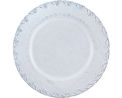 Bordallo Pinheiro Dinerbord Flora antique white 29 cm - 4 stuks