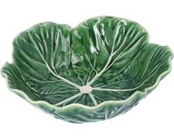 Bordallo Pinheiro - Kom koolblad groen 22cm - Kommen