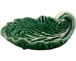 Bordallo Pinheiro kool Schaaltje Leaf curvature - Groen - set van 2