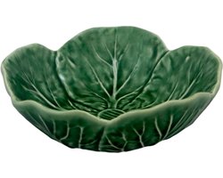 Bordallo Pinheiro Schaaltje - Koolblad - Groen - Ø 12 cm - set van 4