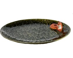 Bordallo Pinheiro Serveerschaal met vosje Gudrun - Claudia Schiffer