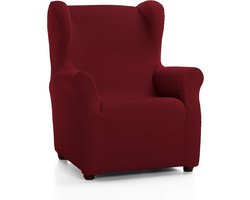 Bordeauxrode Hoes voor Oorfauteuil - Stretchy Fauteuilbekleding