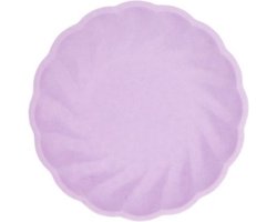 Borden Bloem Paars 18 cm (12stuks) stevige kwaliteit en geschikt voor dagelijks gebruik.