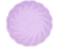 Borden Bloem Paars 23 cm (12stuks) stevige kwaliteit en geschikt voor dagelijks gebruik.
