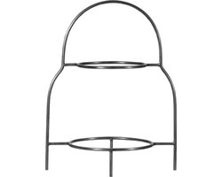 Borden etagere Sana zilver 32cm