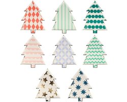 Borden Patterned Christmas (8st) Meri Meri