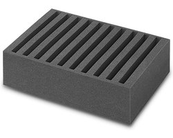 Bordenhouder Schuim voor 10 Borden - Opslag Caravan en Camper