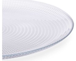 Bordenset Generation Ø 27 cm Transparant Glas (4 Stuks)