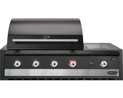 Boretti - Ibrido Top - gas/houtskool Inbouwbarbecue Buitenkeuken - inbouw BBQ
