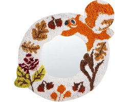 BORITI - Wandspiegel - Meerkleurig - Katoen