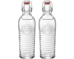 Bormioli Rocco Beugelflessen / Weckflessen Officina 1825 - Transparant - 1.2 liter - 2 stuks