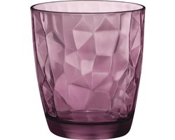 Bormioli Rocco Diamond Tumbler - 30 cl - Paars - 1 stuk(s) - Los glas