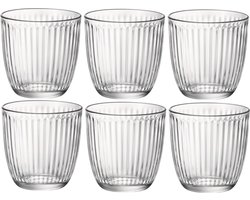 Bormioli Rocco Drinkglazen - 6x stuks - transparant - 290 ml - waterglazen - Tumblers