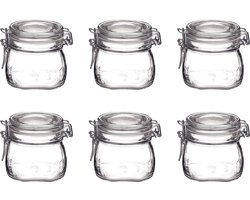 Bormioli Rocco Fido Weckpot - 50cl - 10cm - 6 stuks