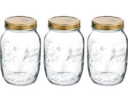 Bormioli Rocco Quattro Stagioni bokaal - 1 liter - Set-3