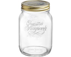 Bormioli Rocco Quattro Stagioni Maxi glazen pot 2 liter – luchtdicht, geschikt voor pasteurisatie en koelkast