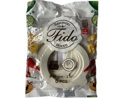 Bormioli Rocco Rubber voor Fido weckpot - Ø 9 cm - Set-6