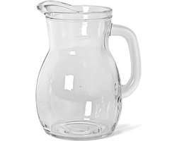Bormioli Rocco sapkan/waterkan/karaf - glas - 1000 ml - transparant - schenkkannen