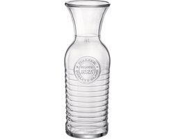 Bormioli Rocco schenkkan - 1 liter - Glas - karaf - water of wijn kan - Sapkan - Waterkan