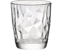 Bormioli Rocco Waterglas- Diamond Dof -390 ml - Drinkglas - Water/sapglas