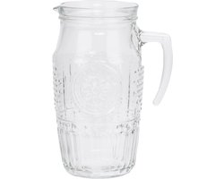 Bormioli Rocco waterkan - glas - transparant - 1,8 liter - schenkkan