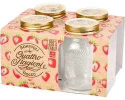 Bormioli Rocco Weckpot Quattro Stagioni - ø 9 cm / 500 ml - 4 stuks