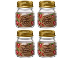Bormioli Rocco Weckpotten Quattro Stagioni - ø 8.5 cm / 250 ml - 4 stuks