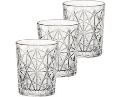 Bormioli Whisky glazen - 6x - Lounge serie - transparant - 390 ml - drink/waterglazen