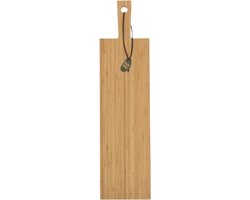 Borrelplank (L) - Hapjesplank - Tapasplank - Kaasplank - Serveerplank - Houtlook - 61 Centimeter - Rechthoek - Borrel - Plank - Lang