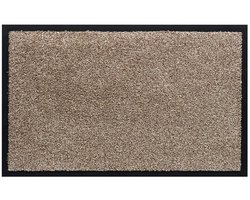 Borstelshop Deurmat Binnen - Droogloopmat - Schoonloopmat - Antislip - 60 x 40 cm - Beige