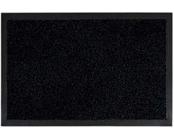 Borstelshop Deurmat Binnen - Droogloopmat - Schoonloopmat - Wasbaar - Antislip - 60 x 40 cm - Grafiet