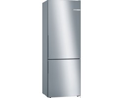 Bosch KGE49AICA - Serie 6 - Koel-vriescombinatie - Extra breed - RVS - Energielabel C - Houd je versproducten langer vers met VitaFresh - Big Box in de vriesruimte