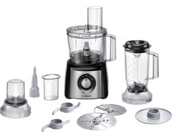 Bosch MCM3501M MultiTalent 3 - Keukenmachine - 800W - Foodprocessor - Zwart/RVS