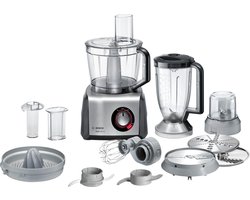 Bosch MultiTalent 8 MC812M844 - Foodprocessor - Zwart/RVS