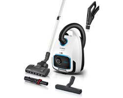 Bosch ProSilence BGB6SIL0L Serie 6 - Stofzuiger met zak - 12mtr bereik - Voetverlichting - HEPA hygienefilter - 66db - Afstandsbediening in handvat - Wit