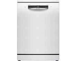 Bosch SMS4EVW08E - Serie 4 - Vaatwasser - Vrijstaande vaatwasser - 60 cm - Wit - Energielabel B - Home Connect - Efficient Dry: verbeterde droogprestaties door de automatisch geopende deur