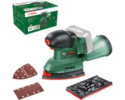 Bosch UniversalSander 18V-10 Accu multischuurmachine - Incl. Rechthoekige schuurvoet en 2 schuurbladen - Zonder 18V accu en lader