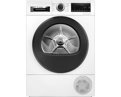 Bosch WQG245D1FG - Serie 6 - Wasdroger - Warmtepompdroger - Blijvend energiezuinig door Zelfreinigende condensor - Droogt zoals jij wilt met Auto Dry - Zeer stil - NL/FR display