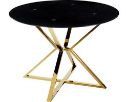 BOSCO - Eettafel - Zwart - Veiligheidsglas