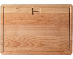 BOSKA Dining Board Amigo M - Beukenhouten Serveerplank - Dinerbord met opvanggeul - 33 cm