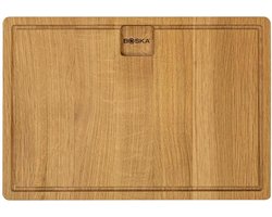 BOSKA Dining Board Friends L - Eikenhouten Serveerplank - Dinerbord met opvanggeul - 39 cm