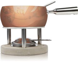 Boska Fondueset Koper - Kaas fondue - voor 1300 gram Kaas - 1,7 L