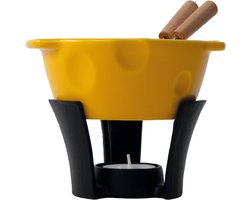 Boska Fondueset Mini Cheesy - Voor kaasfondue en saus - 300 ml - Vaatwasserbestendige fonduepan