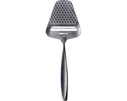 Boska Kaasschaaf Monaco+ Dark - Design kaasschaaf - Kaasschaaf voor harde kaas - Kaasschaaf donker - RVS - Vaatwasserbestendige kaasschaaf - Cadeautip - Keukengerei - Keuken accessoires - 10 jaar garantie