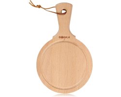 Boska Serveerplank Rond Amigo S - Met Handgreep - Tapasplank - Borrelplank - Beukenhout - ⌀ 15 cm